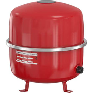 Flamco Flexcon Premium expansievat 50 liter, voordruk 2,5 bar, werkdruk max. 6 bar, rood