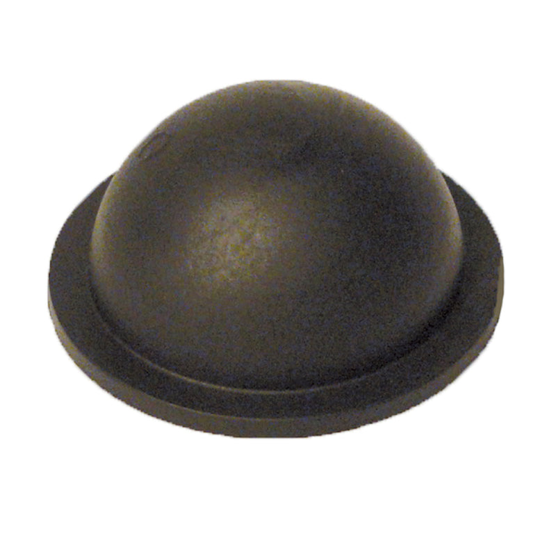 Drukknopballen 57 mm Hoog Zwart TPE