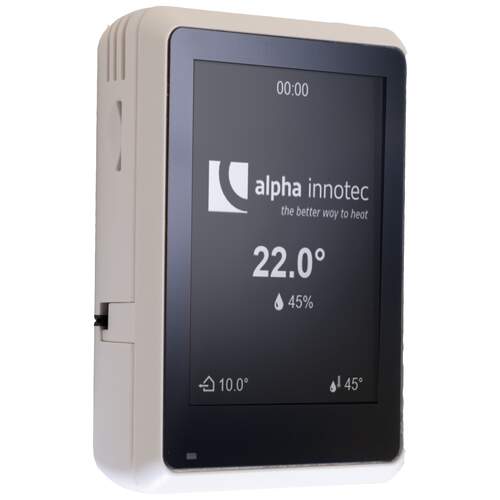 Alpha Innotec RBE+ ruimtebedieningseenheid met touch-display
