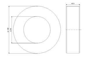 LM/LP->TP replacement set, DN80/80 L42,5