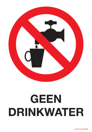 BORD 140x200 GEEN DRINKWATER WIT/ROOD/ZWART