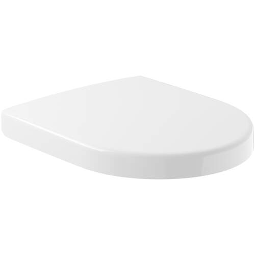 Villeroy & Boch Subway 2.0 softclose en quickrelease closetzitting wit met rvs scharnieren