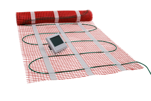 Elektrische vloerverwarmingsset 3mm mat 100W/m2 3m2