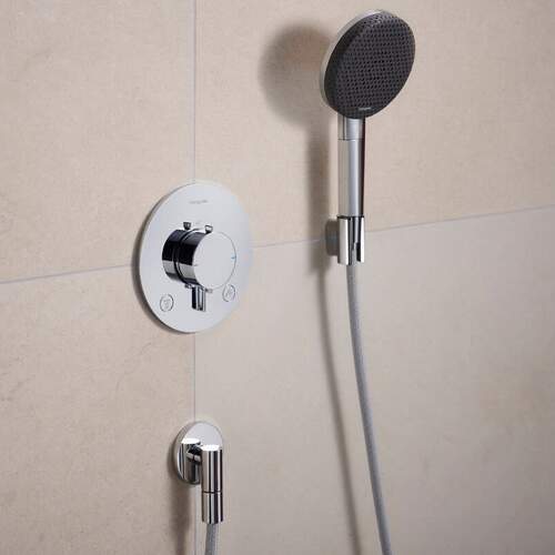 Hansgrohe Ecostat Comfort S inbouwthermostaat voor 2 functies, chroom