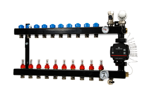 In-line verd. 12-gr. e.c, Grundfos UPM3 aansl. 3/4"inreg.