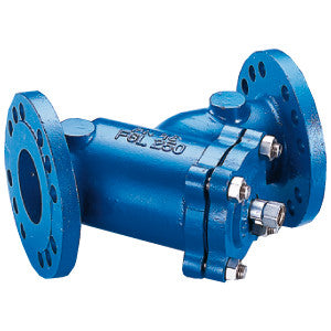 Filter Y333P DN80 3" Geflensd PN16 1250µ RVS met Aftapkraan