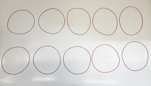 Afdichtring mengstuk (10 stuks)