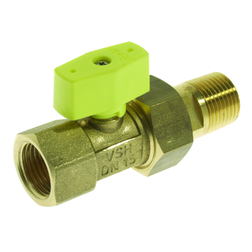 VSH gaskogelkraan met wartel FM Rp3/4xR3/4