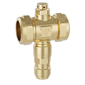 Caleffi iStop Classic vorstbeveiligingsklep, type 108, tot 65°C, Ø28 mm