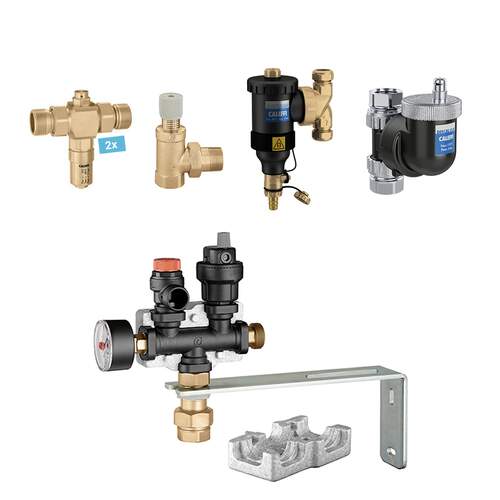 Caleffi warmtepompset voor monoblock met vermogen 0-8 kW premium