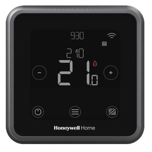 Honeywell Home T6 slimme thermostaat, bedraad, voor wandmontage, zwart, exclusief ketelmodule