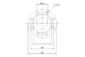 Draadflens STAAL 4" CR64 DN100PN16