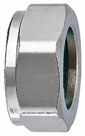 Verbindingsmoer, DN20 (¾"), messing vernikkeld