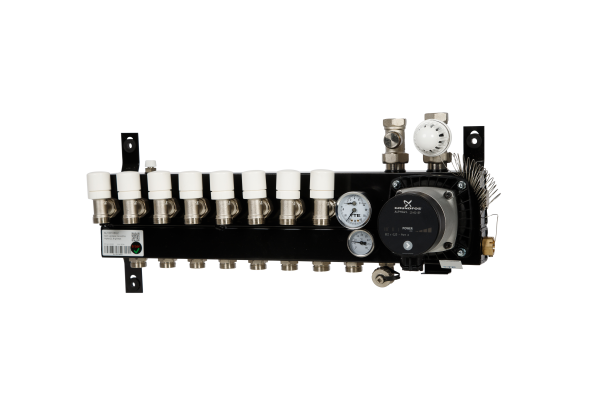 Slim verdeler Grundfos UPM3 A label 8-groeps e.c. 3/4"