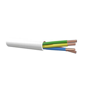 Dynamic thermostaatkabel 4 x 0,8 mm wit op rol l= 100 m