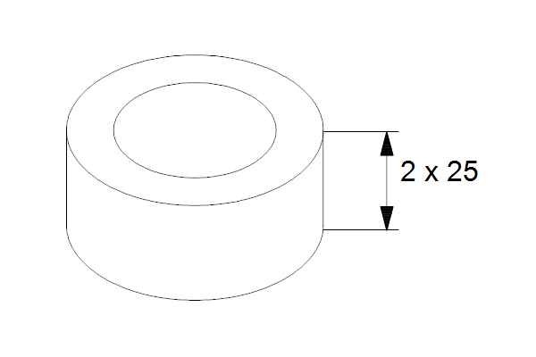 LM/LP->TP replacement set, DN100/100 L25