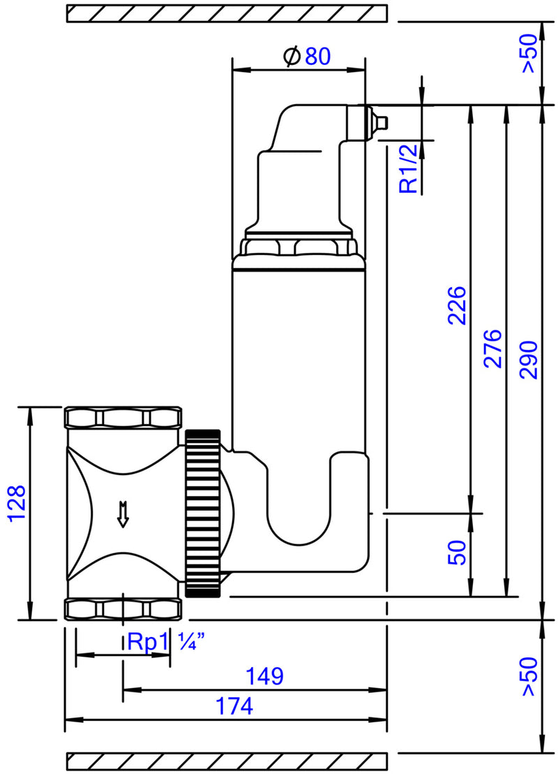 SpiroVent RV2 -1¼" -Uni
