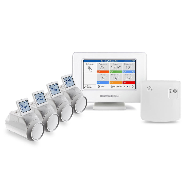 evohome 4-zone radiatorpakket Aan/Uit, HR92