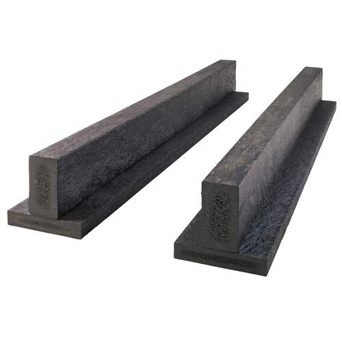 Atlantic DSST150 T-balk 2 x 150 cm inclusief 4 schroeven