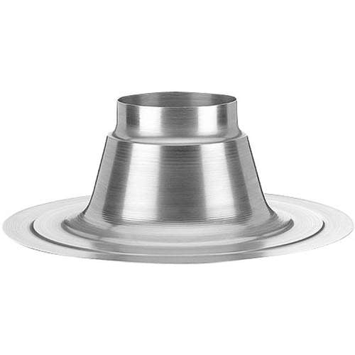 Anjo plakplaat, 125 mm, enkelwandig, aluminium