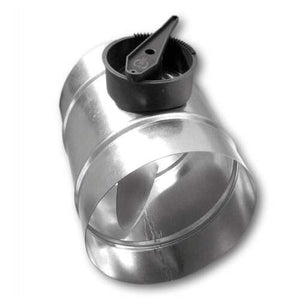 R-Vent spiro regelklep 160 mm, met kwadrant, sendzimir verzinkt