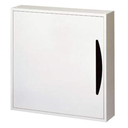 Ajax varigrip haspelkast 790x790x135 mm meldervak 87x87mm Links scharnierend voor brandhaspel wit