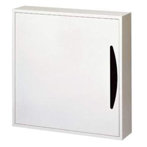 Ajax varigrip haspelkast 790 x 790 x 135 mm met meldervak 87 x 87 mm rechts scharnierend voor brandhaspel RAL9010