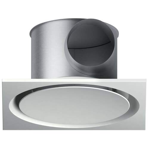 Aldes Twisted 850 toevoer designrooster Ø200 mm 600 x 600 mm thermisch en akoestisch geïsoleerd RAL9003