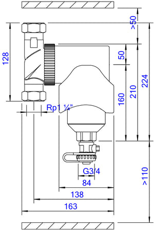 SpiroTrap MB3 -1¼" -Magneet -Uni