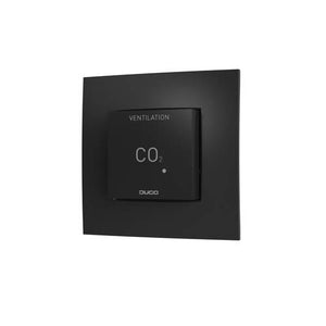 Duco CO2 ruimtesensor zonder bediening RF/Wired, zwart
