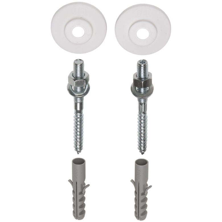 FISI fonteinbev.set stokeind M8x 80+plug, ring, moer, geleidingsring