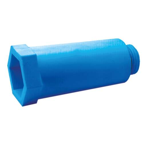 Komfort specieplug 1/2" met o-ring, blauw