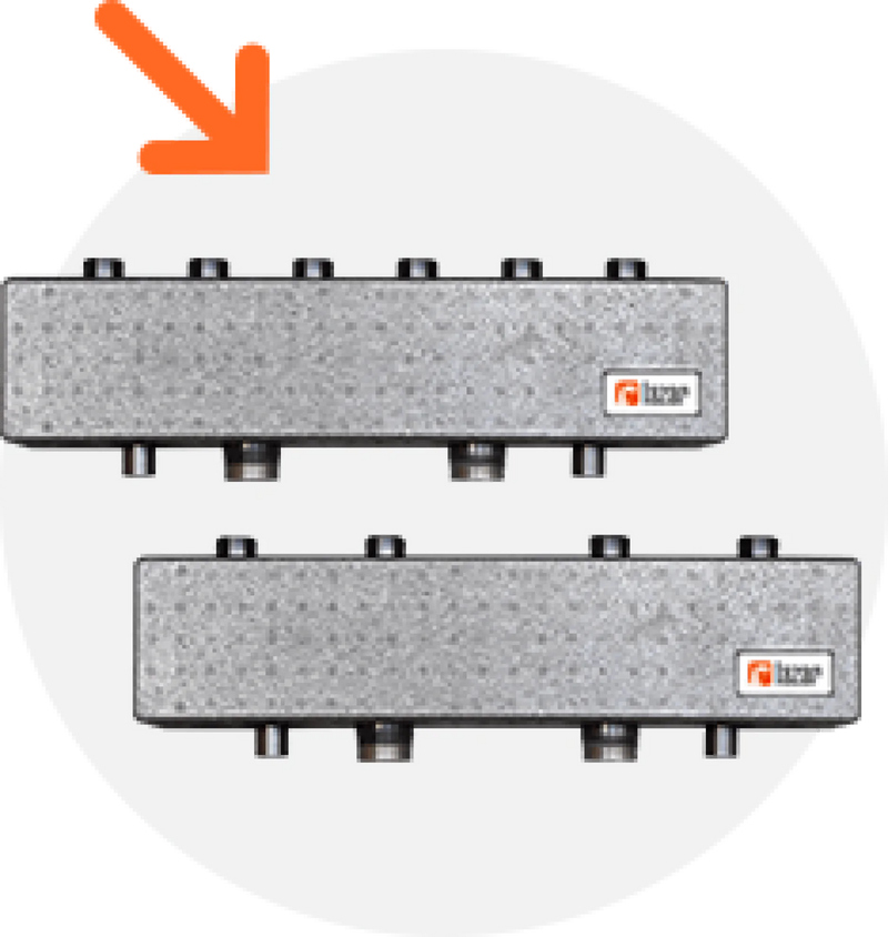 Hydraulische verdeler – 3 circuits