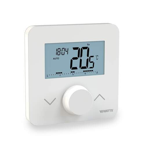 Watts Vision kamerthermostaat BT-DP03 HC RF, digitaal, programmerbaar, draadloos, wit