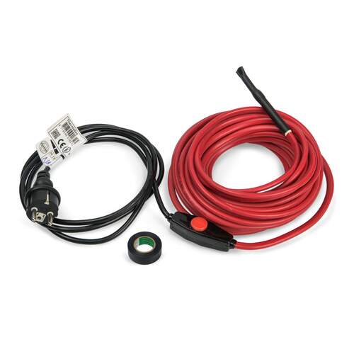 Thermaflex ThermaLint vorstbeveiliging / verwarmingslint, incl. thermostaat, 24 meter, 384 Watt