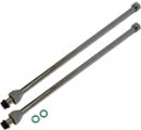 Aansluitbuis (2 stuks) 12 x 400 mm -aansl: 1/2 x 3/8
