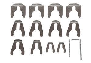 Snelsluiting clips, (set)