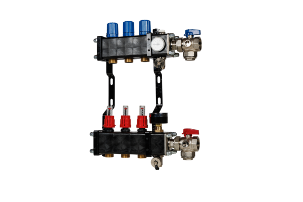 VTE open composiet vloerverwarming verdeler 3-groeps