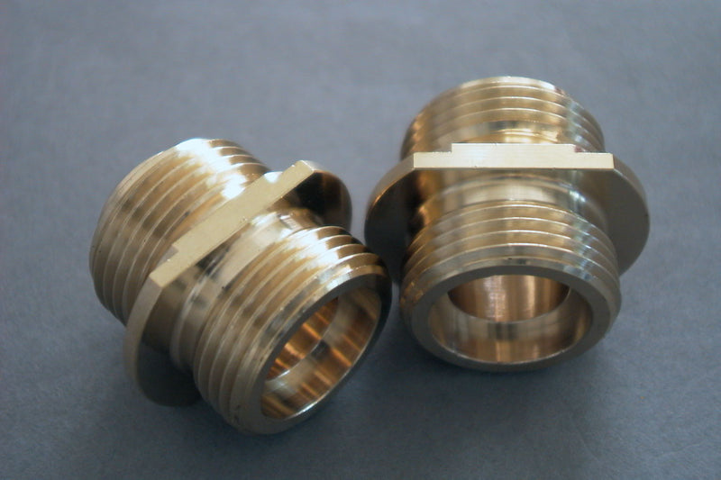 Dubbele nippel 3/4" (2 x)