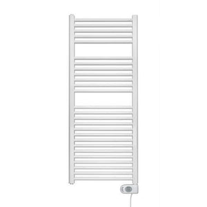Comfort Line elektrische badkamerradiator 906x500 mm 500 Watt, wit RAL9016 met MUSA Eco thermostaat