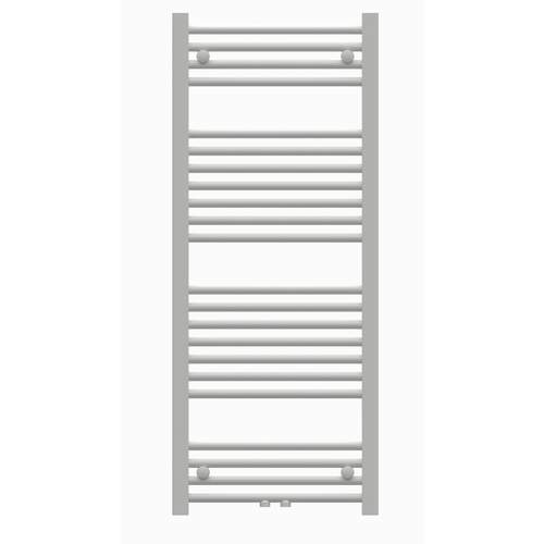 Comfort Line Moby badkamerradiator, h=1217 mm, b=500 mm, 511 Watt, RAL9016, met middenaansluiting