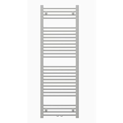 Comfort Line Moby badkamerradiator, h=1469 mm, b=600 mm, 737 Watt, RAL9016, met middenaansluiting