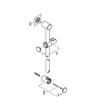 Relexa Glijstang 1000 mm