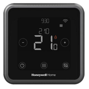 Slimme thermostaat T6 (los) antraciet bedraad wandmontage excl. RF-module Resideo