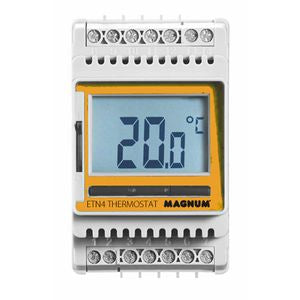 Thermostaat ETN-4 -20/+70gr 16A 230V voor op DIN-rail MAGNUM