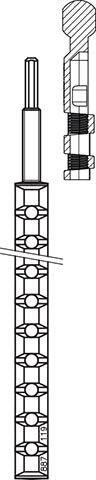 Stelpen + stelkop w2100/2102