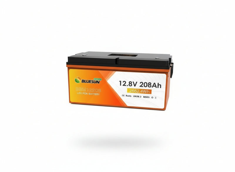 Bluesun 12.8V 208AH LiFePO4 Batterij Met Hoge Ontlaadsnelheid