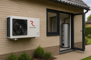 Vanaf €30 p.m Inclusief Installatie/montage 10kW Hybride(All-electric ready) Rotenso Monobloc Warmtepomp 1-fase + 50L Buffertank (mogelijk met alle modellen 6/8/10/12/16 kW)