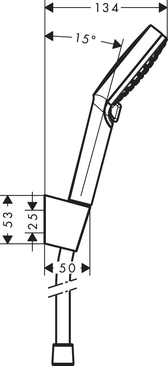 HG Crometta bset Vario 125cm wit/chr