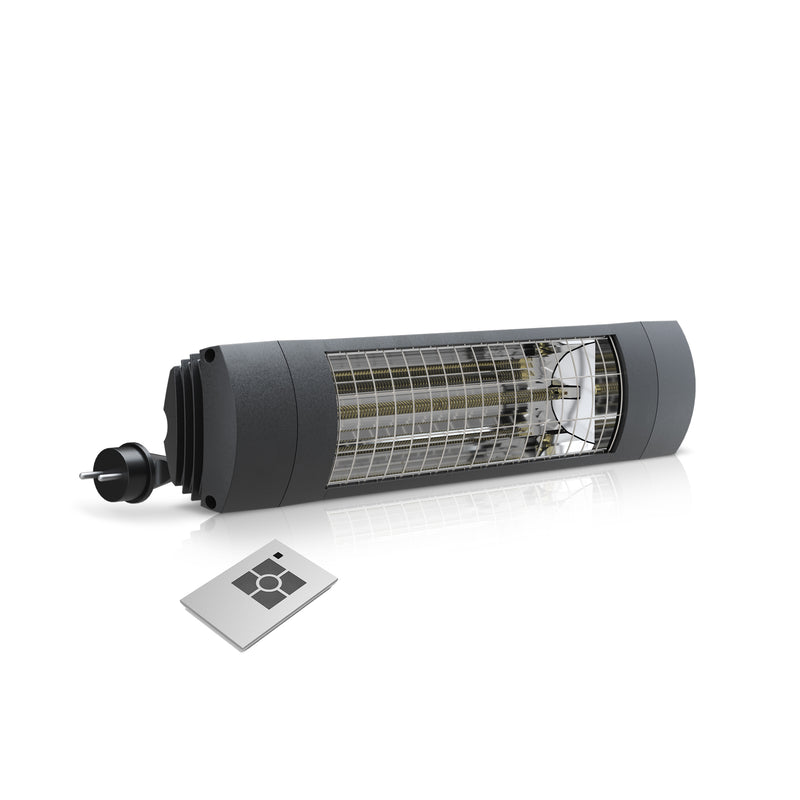 EXO COMFORT infraroodstraler 1800W incl handzender Zwart